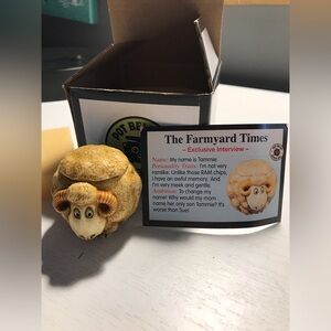 Harmony Kingdom Pot Belly’s Tammie Ram Sheep Farm Trinket Box 2001